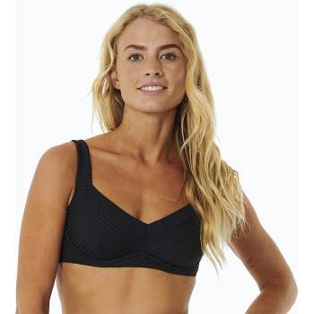 Rip Curl Premium Surf E Cup Горна част на бански костюм черна