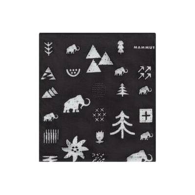 Mammut Fleece Neck Gaiter black-white 0047 černá