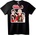 NOONEBRAND Тениска Rebel - 7XL, Black