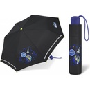 Scout Galaxy chlapecký skládací deštník s reflexním páskem černý