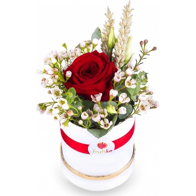 Krabička s 1 růží – Zboží Dáma