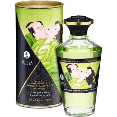 Масажно масло със затоплящ ефект, сорбе - Aphrodisiac Oils 100ml (SHUNGA0160)