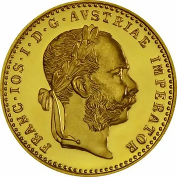 Münze Österreich Zlatá mince 1 Dukát Františka Josefa I. 1915 novoražba 3,44 g