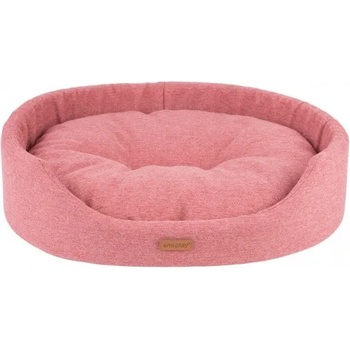 Image 1 of AMIPLAY OVAL BEDDING MONTANA - легло за домашни любимци - РОЗОВО, РАЗМЕР L - 58x50x15 см - Полша - 274211