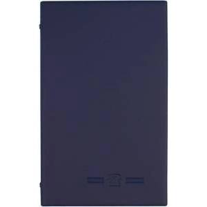 Biurfol Business Card Holder 200 W alphabetical navy blue