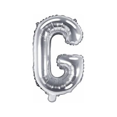 PartyDeco Fóliový balón v tvare písmena G