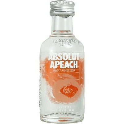 Absolut Apeach 40% 0,05 l (holá láhev)