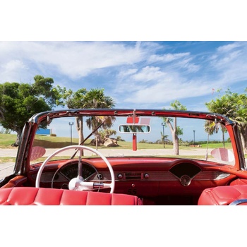 DIMEX ART s. r. o Флизелинов фототапет червен американски класически автомобил 375 x 250 см