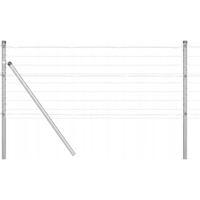 Plot Euro s 13 sloupky 0,8 x 25 m Ocel pozinkovaná