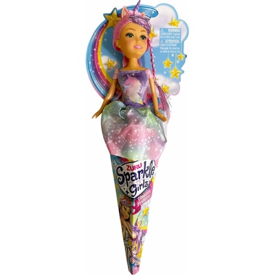 Víla jednorožec Sparkle Girlz v kornútku Typ: 2