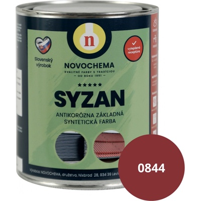 Syzan - základná syntetická farba 0,9kg červenohnedá 0844