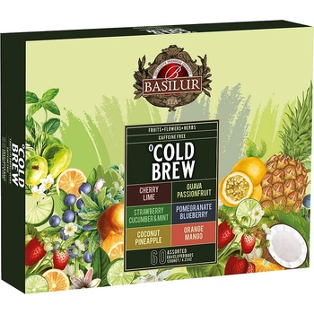 Basilur čaj Cold Brew Assorted papír 60 x 2 g