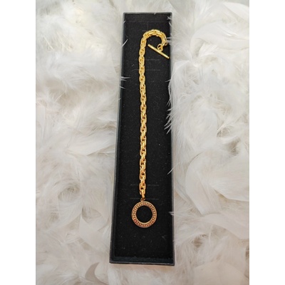 Gella 3.19NAR náramok na ruku dámsky zlatý s okrúhlym príveskom