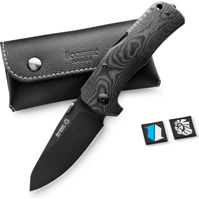 Lionsteel TM1B CFBC čepel ocel Sleipner černá