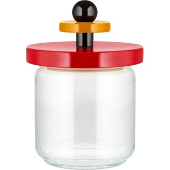 Alessi Кухненски буркан за съхранение 100 COLLECTION, 750 мл, червен, стъкло, Alessi (ALES1675)