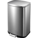 EKO-Europe Кош за отпадъци EKO DELLA с педал (50 л) - хром мат (EKO 936650 - Matt s/s)