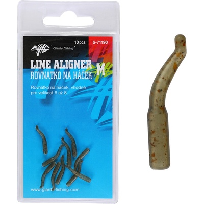 Giants Fishing Rovnátka Na Háček Line Aligner Camo 10 ks Medium – Zboží Dáma