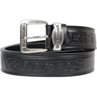 Penny Belts pánský kožený opasek černý