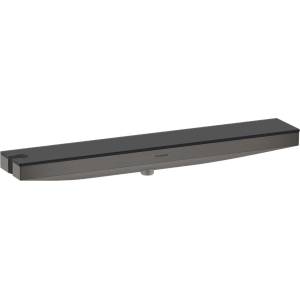 Hansgrohe Rainfinity - Стенна конзола с държач и рафт, матиран черен хром 26843340 (26843340)