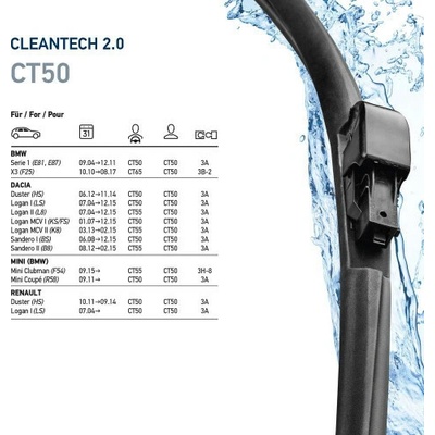 Hella Cleantech 500 mm 9XW 358 053-201
