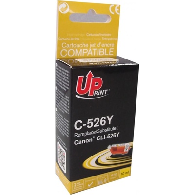 Compatible Мастилница UPRINT CLI526 CANON, С чип, Yellow (7259)