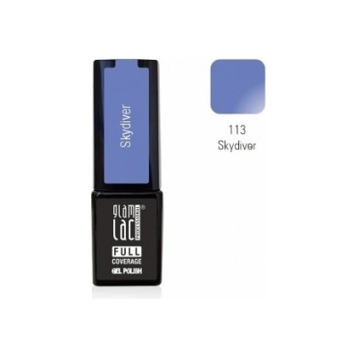 GlamLac Gel lak modrý 113 Skydiver 6 ml
