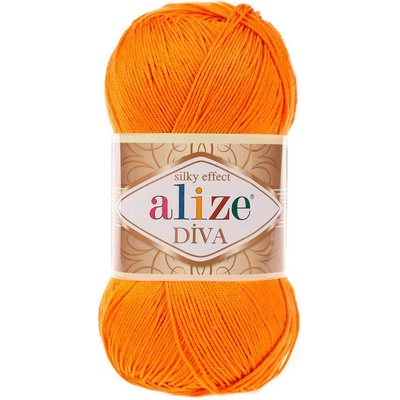 Příze Alize Diva 120 - oranžová