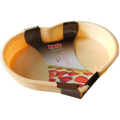 Toro forma silikon srdce krémová 25x22x4cm 263321