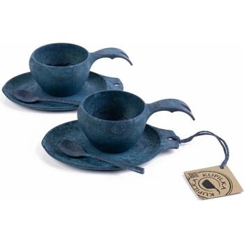 Image 1 of KUPILKA Комплект за забавяне на движението Blue 2 x чаша с чиния и лъжица, синьо (T00051537)