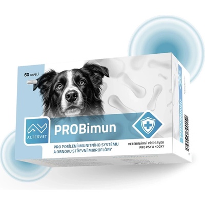 AlterVet Probiotika pro psy 60 kapslí