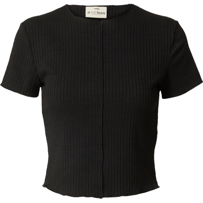A LOT LESS Тениска 'Jerika' черно, размер XL