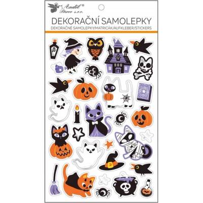Anjel nálepky Halloween mačky 14,5 x 25 cm