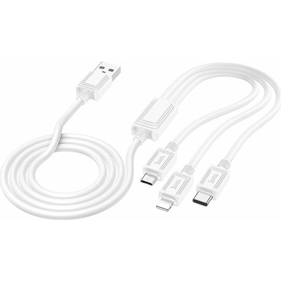 Hoco X76 USB 3v1 Apple Lightning / Micro USB / USB-C, 2A, 1m