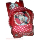 Sun city batoh Minnie Mouse červený