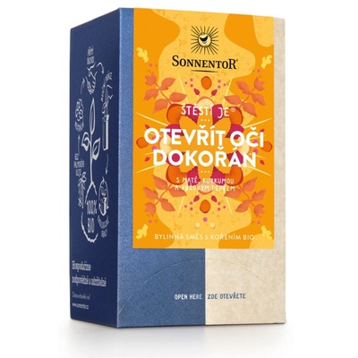 SONNENTOR - Щастието е® да отвориш широко очите си, торбички чай, био, 18 бр