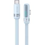 USAMS US-SJ653 кабел за данни Type-C - Type-C, 120 см, светлосин SJ653USB03 (SJ653USB03)