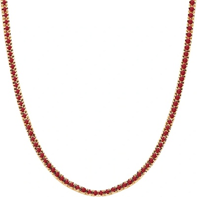 SAVICKI Тенис колие Luminy 3, 0 мм: злато, рубини