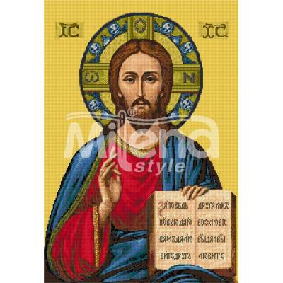Milena Style Благославящият Христос - гоблен със схема конци Ariadna 1: 1