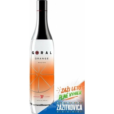 Goral Master Orange 40% 0,7 l (čistá fľaša)