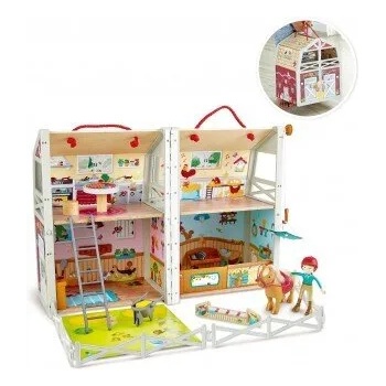 Hape Сгъваем комплект за игра - Ранчо - Hape