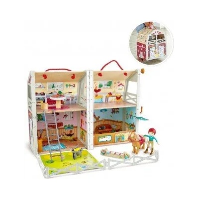 Hape Сгъваем комплект за игра - Ранчо - Hape
