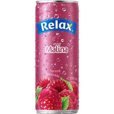 Relax Malina plech 12 x 330 ml