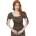 KILLSTAR Корсет дамски KILLSTAR - Wetland Bat Peplum - Brown - KSRA013727