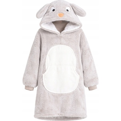 Cozy Noxxiez CH301 Králík hřejivá televizní mikinová deka s kapucí