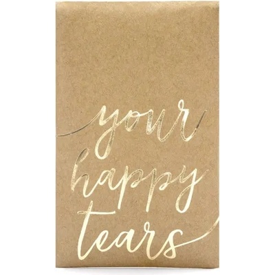 PartyDeco Хартиени носни кърпички Your happy tears 7, 5x12 см