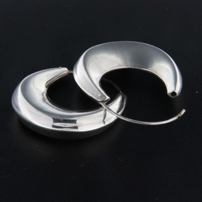 KA strieborné náušnice kruhy Gondole E211RH