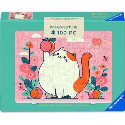 Ravensburger Mini se stojánkem Broskvové sny 100 dílků