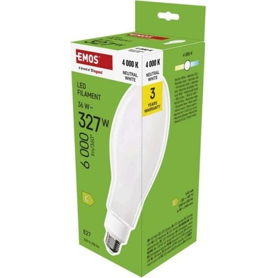 Emos LED žiarovka Filament ED90 E27 36 W 327 W 6 000 lm neutrálna biela ZF5751