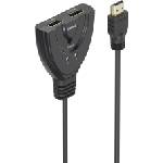 Hama Превключвател / суич 4K HDMI, 2 x 1 вход/изход (HAMA-205323) - cybertrade