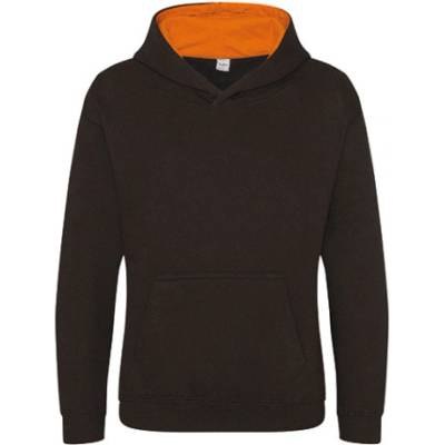 Just Hoods detská mikina s kapucňou JH003J Jet Black